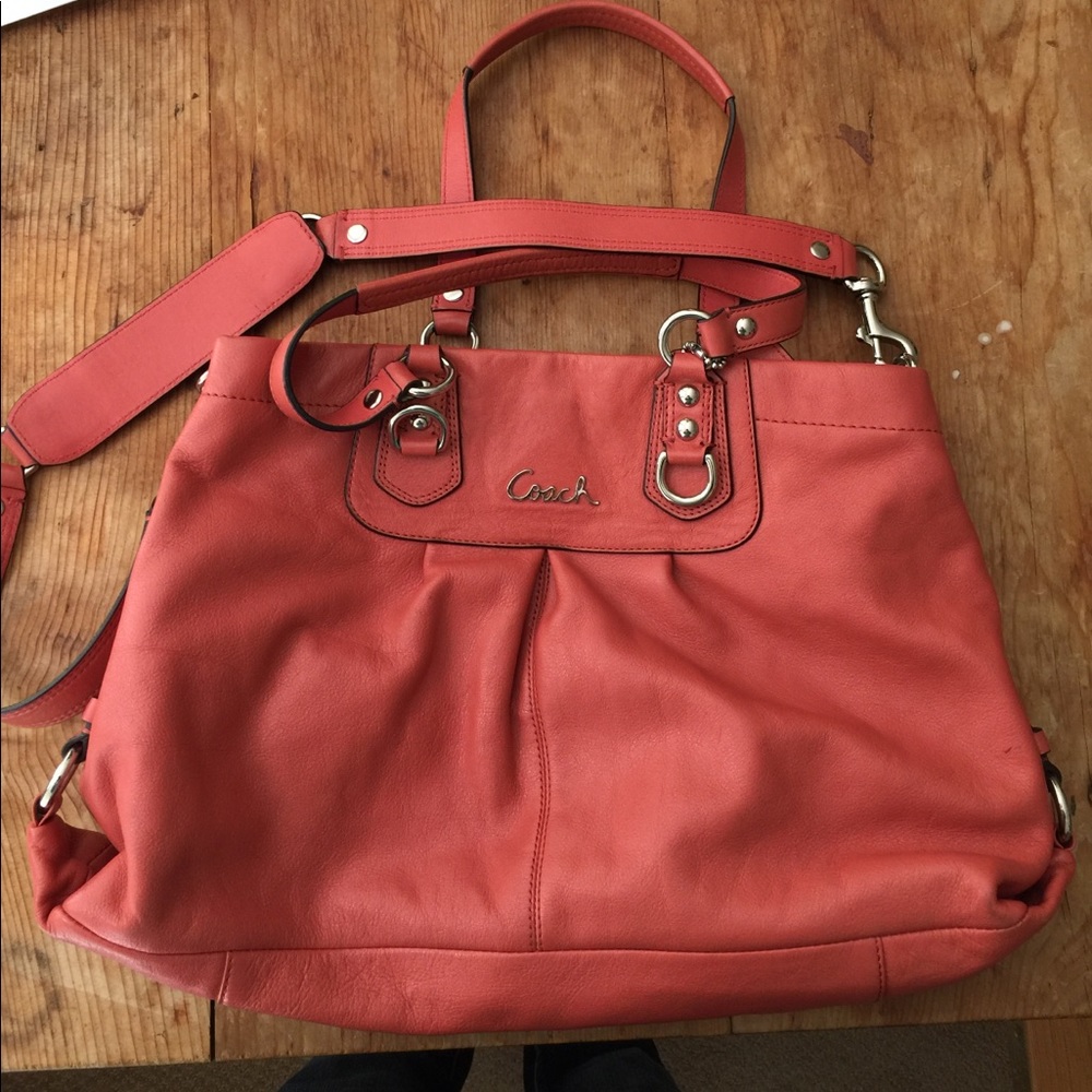 Coach leather purse